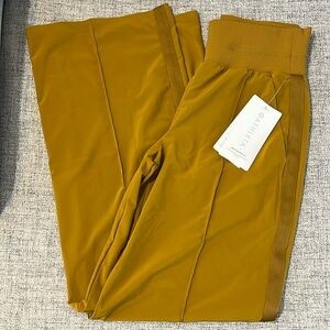 NWT Athleta Nolita wide leg pants - size 2, golden yellow